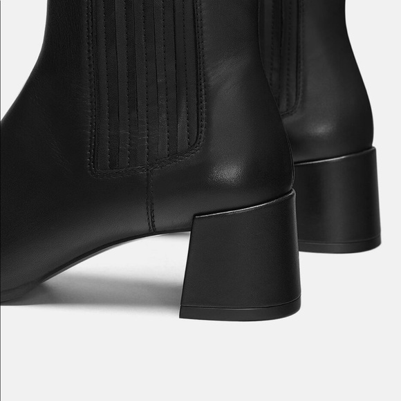 New Zara leather boot - Picture 4 of 8